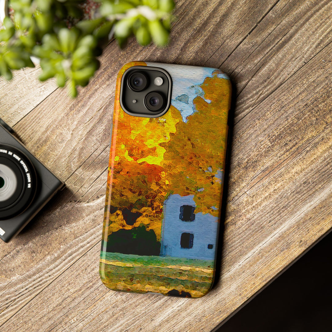 Impact Resistant, Fall Leaves Watercolor, Cute Phone Cases for Samsung S24, S23, S22, S21, IPhone 15 pro Iphone 14 pro Iphone 13 IPhone 12 Iphone 11 - Studio40ParkLane