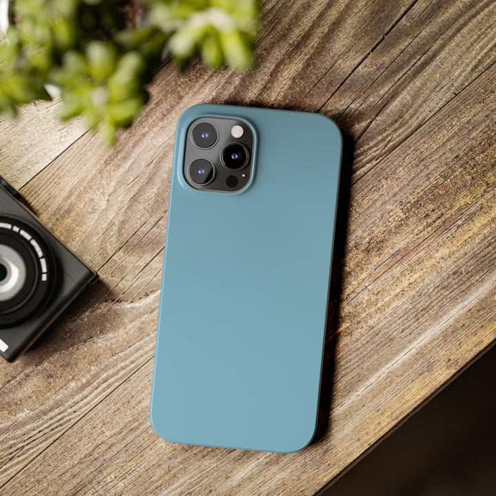 Slim Light Baby Blue Gift for Her Aesthetic Cute Phone Case for Iphone 16 - | iPhone 15 Pro Max Case | iPhone 14 Case 13 12 11 10 9 8 7 - Studio40ParkLane