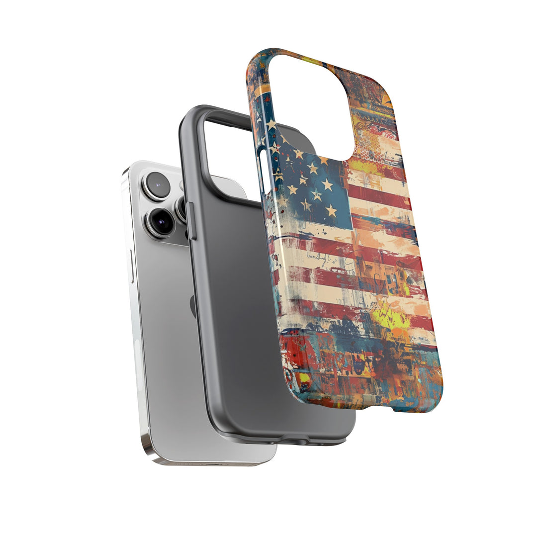 Impact Resistant, American Flag, Cute Phone Cases for Samsung S24, S23, S22, S21, IPhone 15 pro Iphone 14 pro Iphone 13 IPhone 12 Iphone 11 - Studio40ParkLane