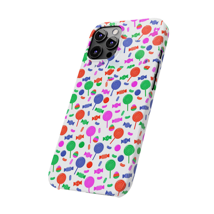 Slim Cute Phone Cases for Iphone - | iPhone 15 Case | iPhone 15 Pro Max Case, Iphone 14 Case, Iphone 14 Pro Max, Iphone 13, Summer Lollipops Red - Studio40ParkLane