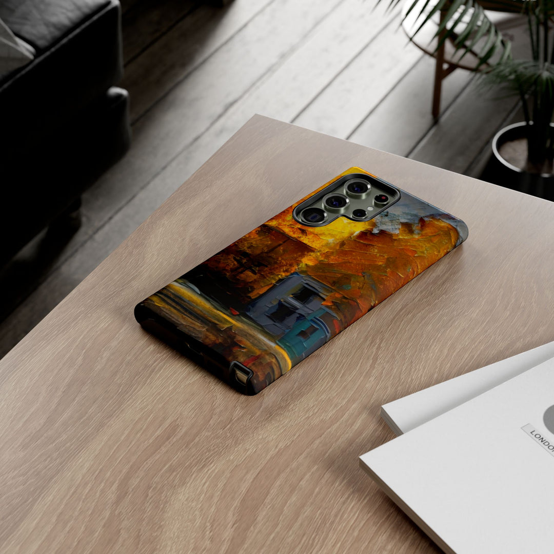 Impact Resistant, Fall Leaves Oil Painting, Cute Phone Cases for Samsung S24, S23, S22, S21, IPhone 15 pro Iphone 14 pro Iphone 13 IPhone 12 Iphone 11 - Studio40ParkLane