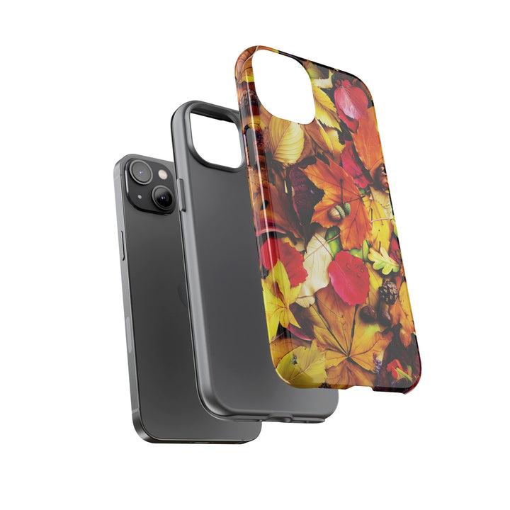 Aesthetic Tough Fall Leaves Foliage Premium Phone Case - For iPhone 17 Pro Max iPhone 16 Pro iPhone 15 Iphone 14 Plus 13 Pro 12 11 10 XR - Studio40ParkLane