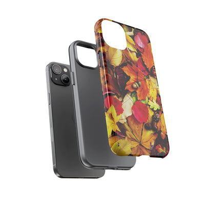 Aesthetic Tough Fall Leaves Foliage Premium Phone Case - For iPhone 17 Pro Max iPhone 16 Pro iPhone 15 Iphone 14 Plus 13 Pro 12 11 10 XR - Studio40ParkLane