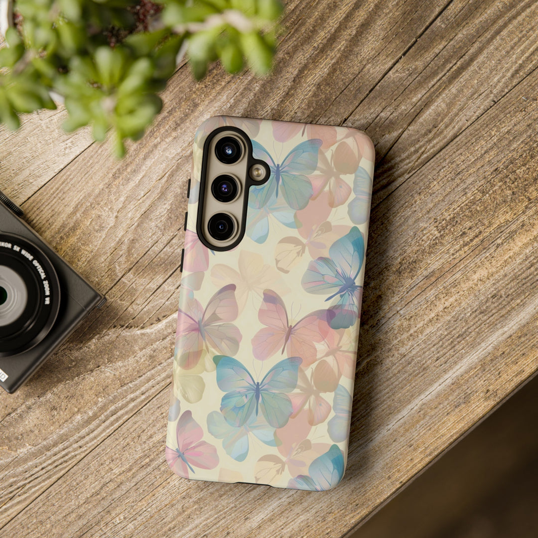 Cute Samsung Case | Cool Iphone Case | Summer Pastel Butterflies, Samsung S24, S23, S22, S21, IPhone 15 Case | Iphone 14 Case, Iphone 13 Case - Studio40ParkLane