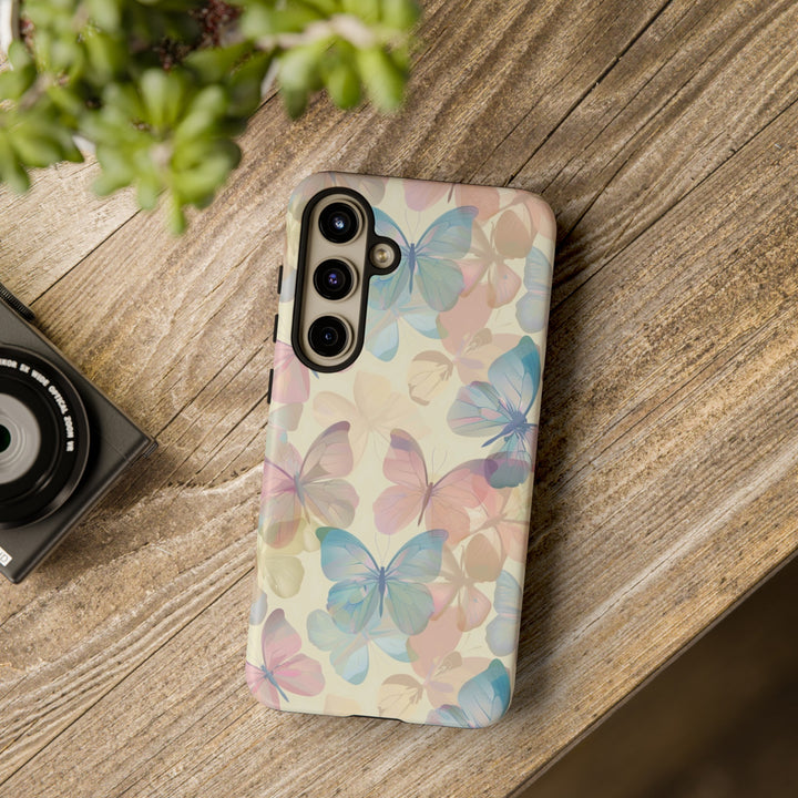 Cute Samsung Case | Cool Iphone Case | Summer Pastel Butterflies, Samsung S24, S23, S22, S21, IPhone 15 Case | Iphone 14 Case, Iphone 13 Case - Studio40ParkLane