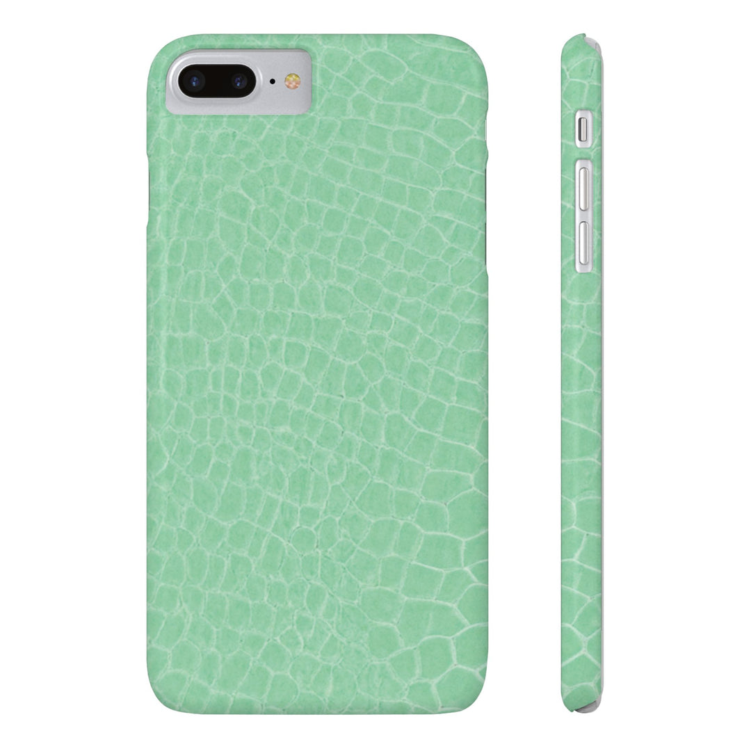 Slim Non Leather Mint Color Pattern Gift for Her Cute Phone Cases for Iphone 16 Pro Max | iPhone 15 Case | iPhone 15 Pro Max Case, Iphone 14, 13, 12, 11, 10, 8, 7 - Studio40ParkLane