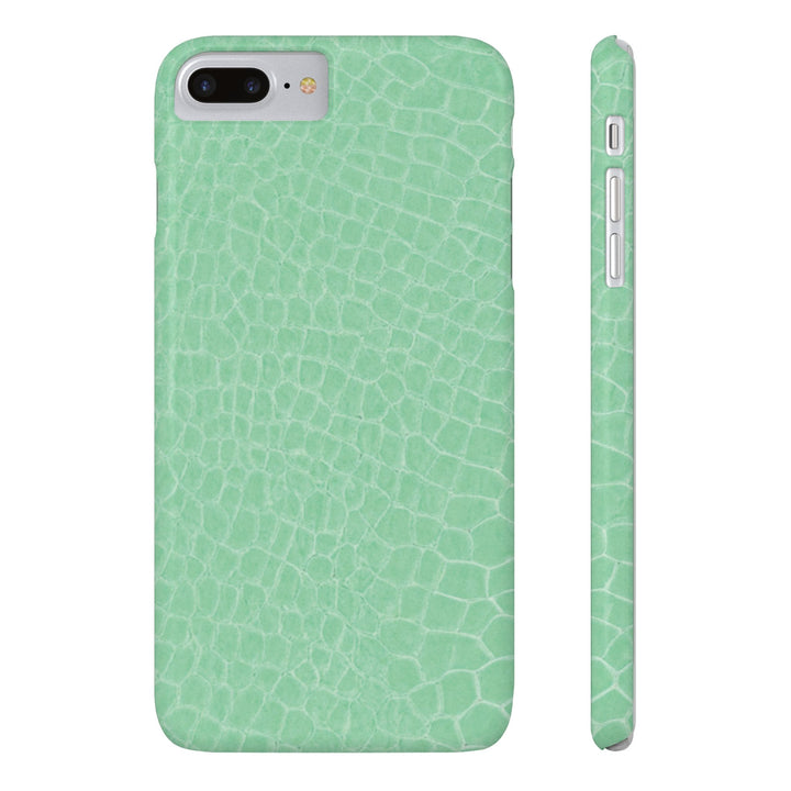 Slim Non Leather Mint Color Pattern Gift for Her Cute Phone Cases for Iphone 16 Pro Max | iPhone 15 Case | iPhone 15 Pro Max Case, Iphone 14, 13, 12, 11, 10, 8, 7 - Studio40ParkLane
