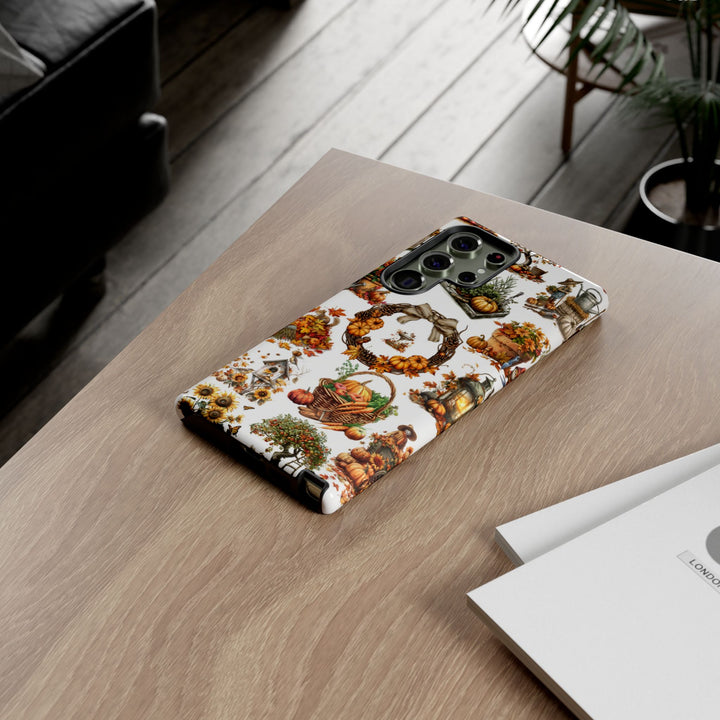Impact Resistant, Fall Leaves Collage, Cute Phone Cases for Samsung S24, S23, S22, S21, IPhone 15 pro Iphone 14 pro Iphone 13 IPhone 12 Iphone 11 - Studio40ParkLane