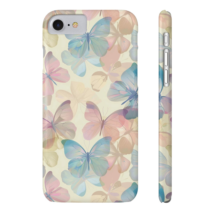 Slim Cute Phone Cases for Iphone - | iPhone 15 Case | iPhone 15 Pro Max Case, Iphone 14 Case, Iphone 14 Pro Max, Iphone 13, Summer Pastel Butterflies - Studio40ParkLane