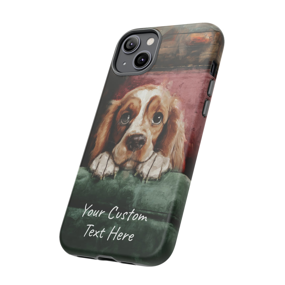 Personalize this Cute IPhone Case | Cocker Spaniel iPhone Case, iPhone 15 Case | iPhone 15 Case, Iphone 14 Case, Iphone 14 Pro Max Case - Studio40ParkLane
