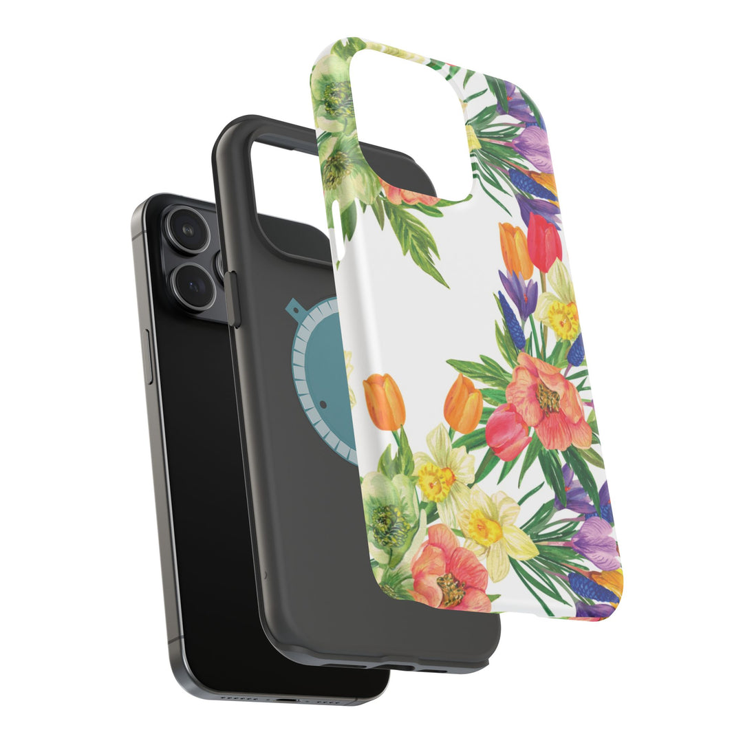 Spring Flowers Magsafe Cute Phone Case for Iphone Gift for Her, iPhone 16 Case iPhone 15 Pro Max Case, Iphone 14, Iphone 14 Pro Max, 13, 12 - Studio40ParkLane
