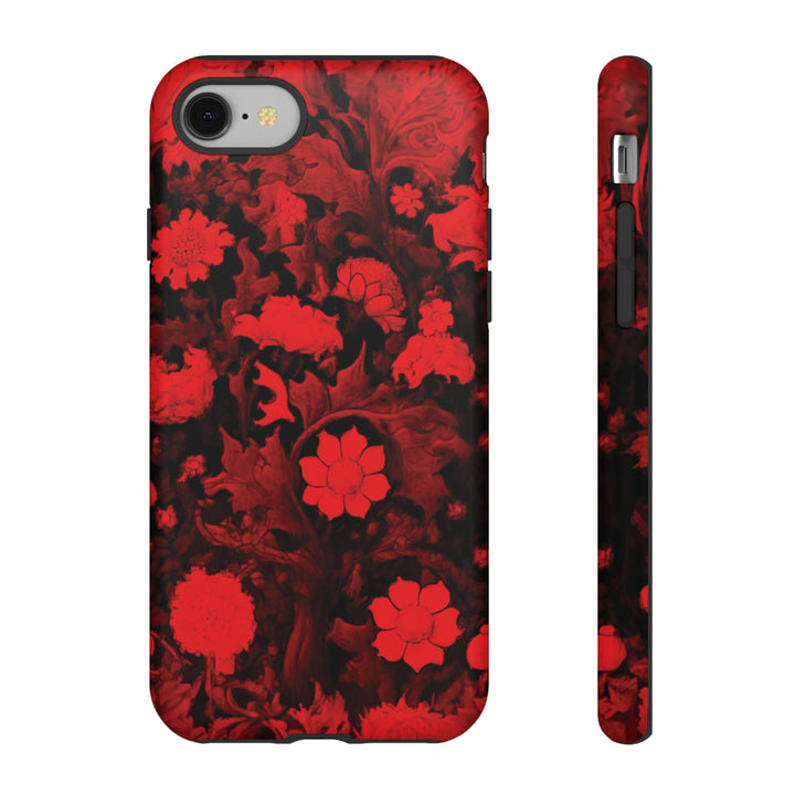 Cool Phone Case | Red Flowers, For iPhone 15 Case | iPhone 15 Pro Case, Iphone 14 Case, Iphone 14 Pro Max Case, Protective Iphone Case - Studio40ParkLane