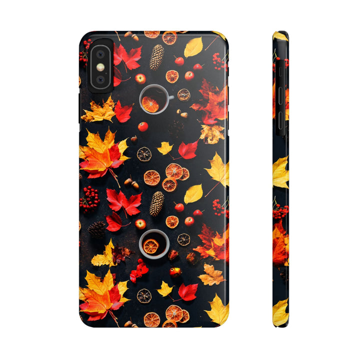 Slim Cute Fall Leaves Collage Phone Cases for Iphone | iPhone 15 Case | iPhone 15 Pro Max Case, Iphone 14, Iphone 14 Pro Max, Iphone 13, Iphone 16 - Studio40ParkLane