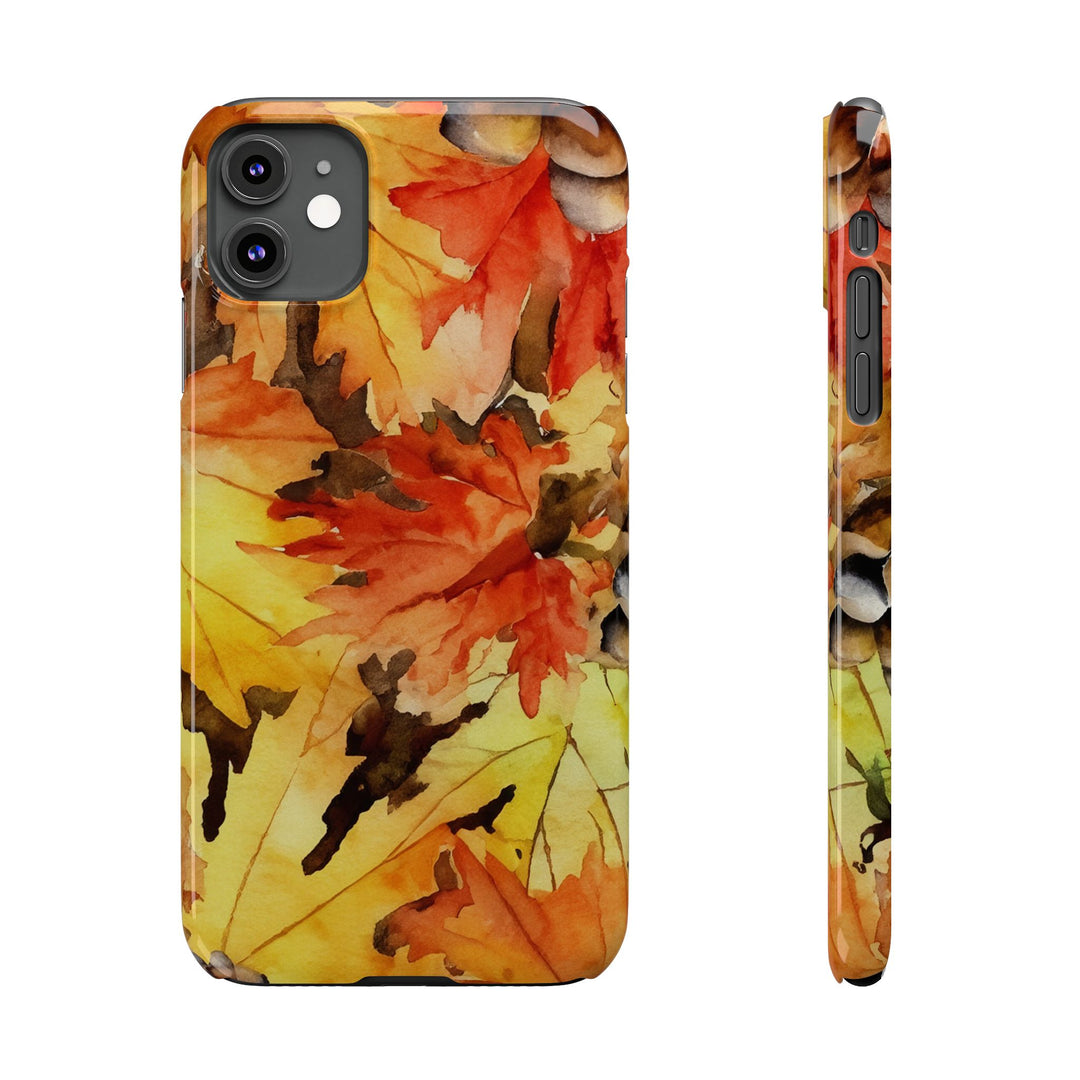 Slim Fall Leaves Slim Cute Phone Cases for Iphone | iPhone 15 Case | iPhone 15 Pro Max Case, Iphone 14, Iphone 14 Pro Max, Iphone 13 - Studio40ParkLane