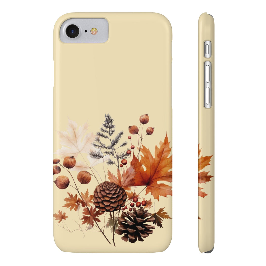 Slim Fall Leaves Foliage Cute Phone Cases for Iphone 16 | iPhone 15 Case | iPhone 15 Pro Max Case, Iphone 14, Iphone 14 Pro Max, Iphone 13, Slim Mom Dad Gift - Studio40ParkLane