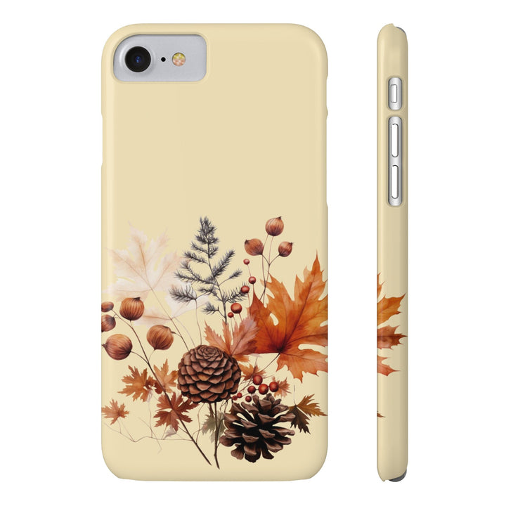 Slim Fall Leaves Foliage Cute Phone Cases for Iphone 16 | iPhone 15 Case | iPhone 15 Pro Max Case, Iphone 14, Iphone 14 Pro Max, Iphone 13, Slim Mom Dad Gift - Studio40ParkLane