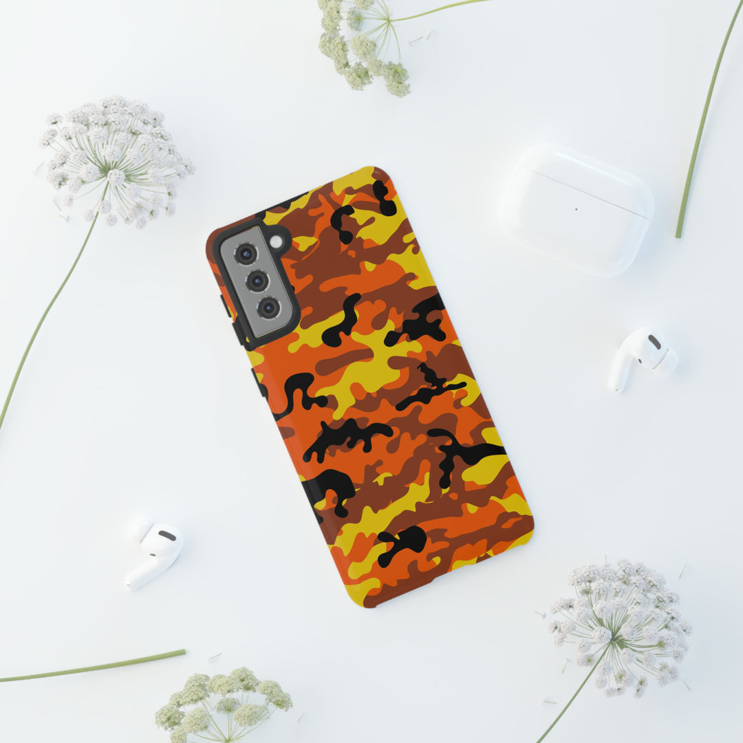 Cool Phone Case | Aesthetic Phone Case | Fall Camo | For Samsung Galaxy S23, S22, S21, S20 | Luxury Double Layer | Cute - Studio40ParkLane