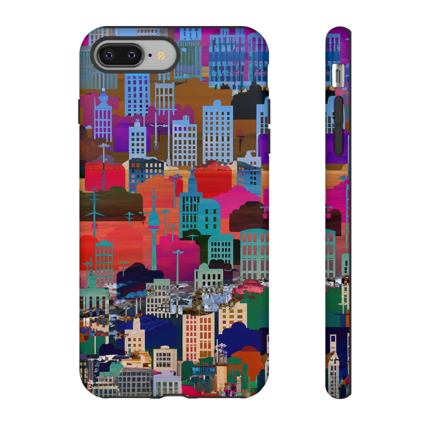 Cute Samsung Case | Cool Iphone Case | Summer City Skyline, Samsung S24, S23, S22, S21, IPhone 15 Case | Iphone 14 Case, Iphone 13 Case