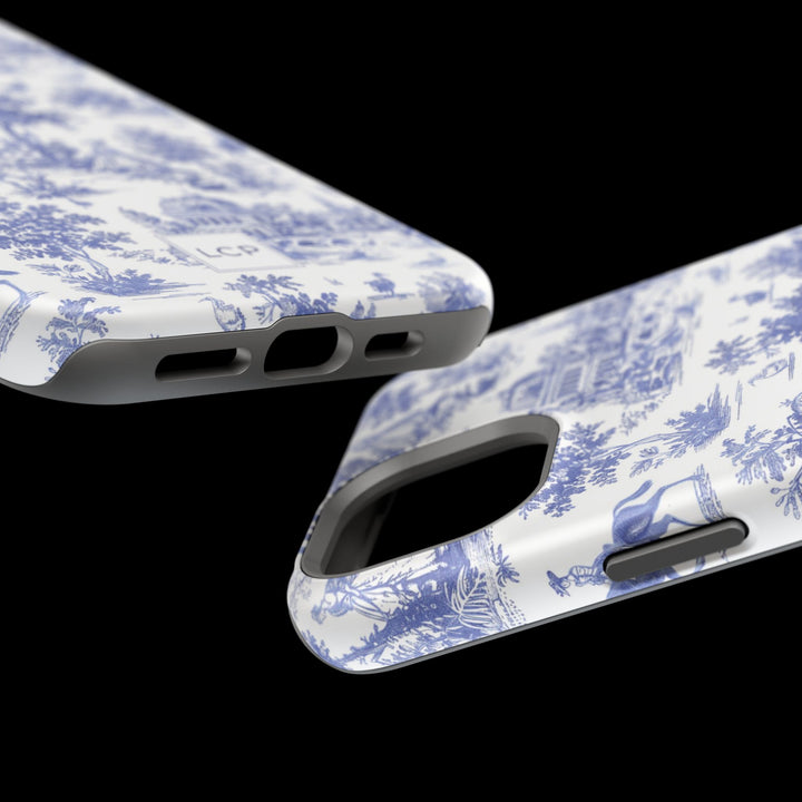Custom Personalized French Toile Magsafe Phone Case for Iphone 18 - iPhone 17 Pro Max Air Plus 15 14 13 12 11, Samsung Galaxy Phone Cases - Studio40ParkLane