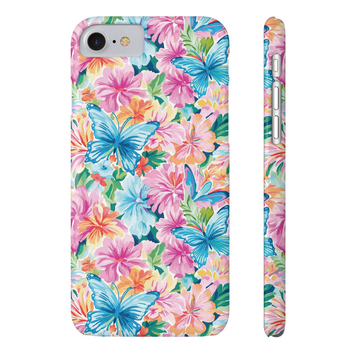 Slim Butterflies Flowers Gift for Her Cute Phone Cases for Iphone 16 Pro Max | iPhone 15 Case | iPhone 15 Pro Max Case, Iphone 14, 13, 12, 11, 10, 8, 7 - Studio40ParkLane