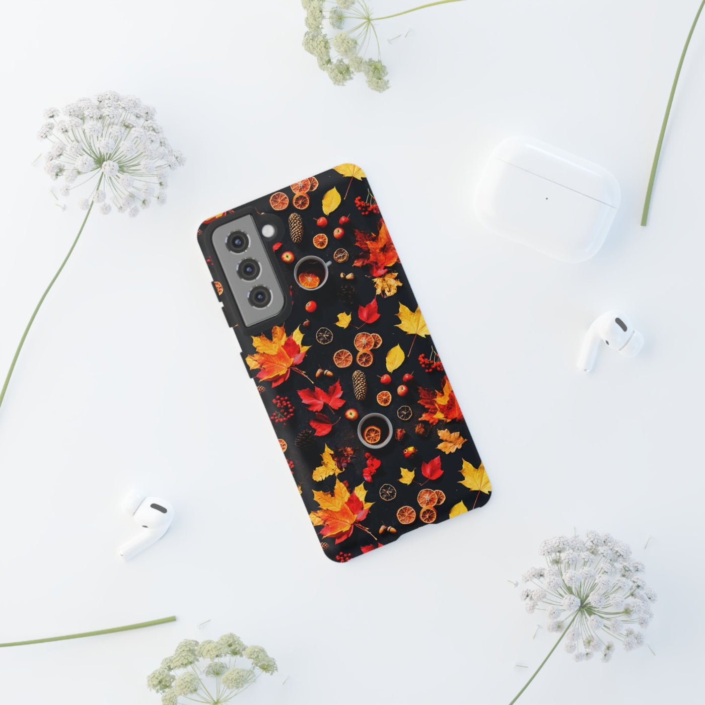 Cute Fall Fruit Phone Case Coquette Collage for, Samsung S24, S23, S22, S21, IPhone 15 Case | Iphone 14 Case, Iphone 13 Case, IPhone 16 Case