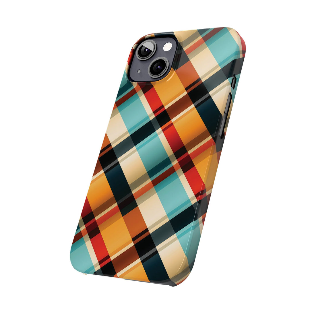 Slim Checkered Plaid Gift for Her Cute Phone Cases for Iphone 16 Pro Max | iPhone 15 Case | iPhone 15 Pro Max Case, Iphone 14, 13, 12, 11, 10, 8, 7 - Studio40ParkLane