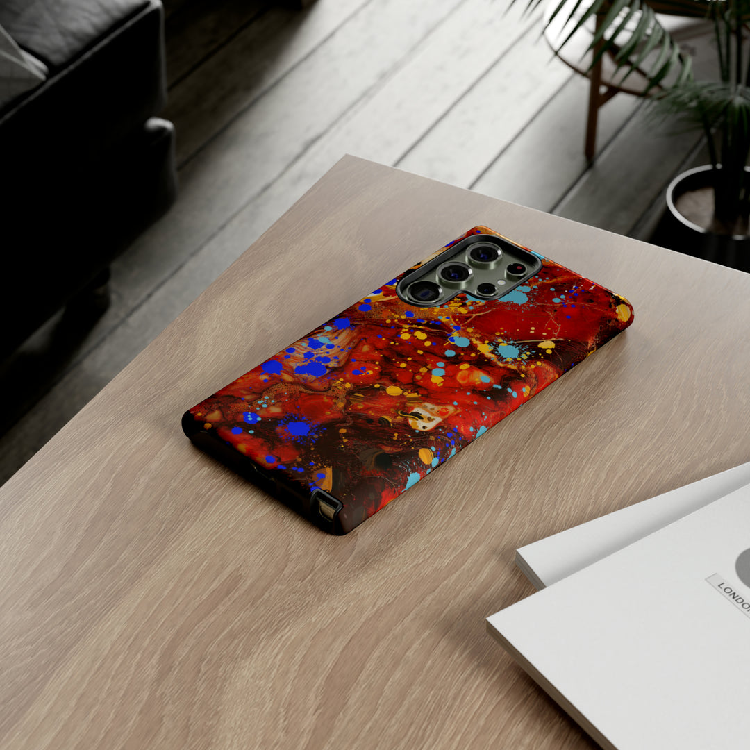 Cool Phone Case | Aesthetic Phone Case | Fall Colors Marble | For Samsung Galaxy S23, S22, S21, S20 | Luxury Double Layer | Cute - Studio40ParkLane