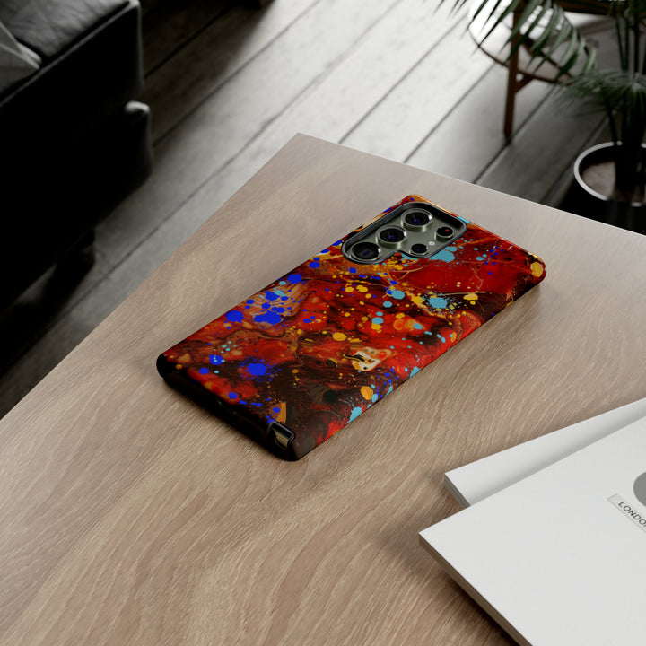Cool Phone Case | Aesthetic Phone Case | Fall Colors Marble | For Samsung Galaxy S23, S22, S21, S20 | Luxury Double Layer | Cute - Studio40ParkLane