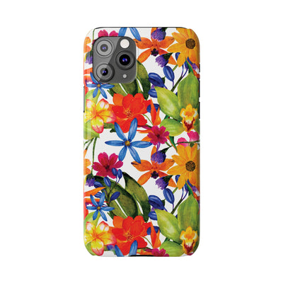 Slim Spring Flowers Gift for Her Cute Phone Cases for Iphone 16 Pro Max | iPhone 15 Case | iPhone 15 Pro Max Case, Iphone 14, 13, 12, 11, 10, 8, 7 - Studio40ParkLane