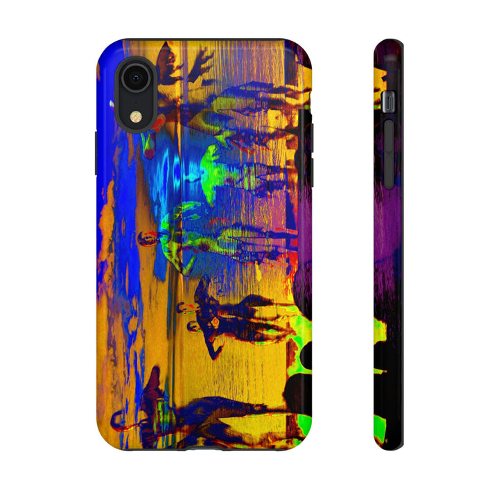 Cute IPhone Case | iPhone 15 Case | iPhone 15 Pro Max Case, Iphone 14 Case, Iphone 14 Pro Max Case IPhone Case for Art Lovers, Sunset Dance Blue Yellow - Studio40ParkLane