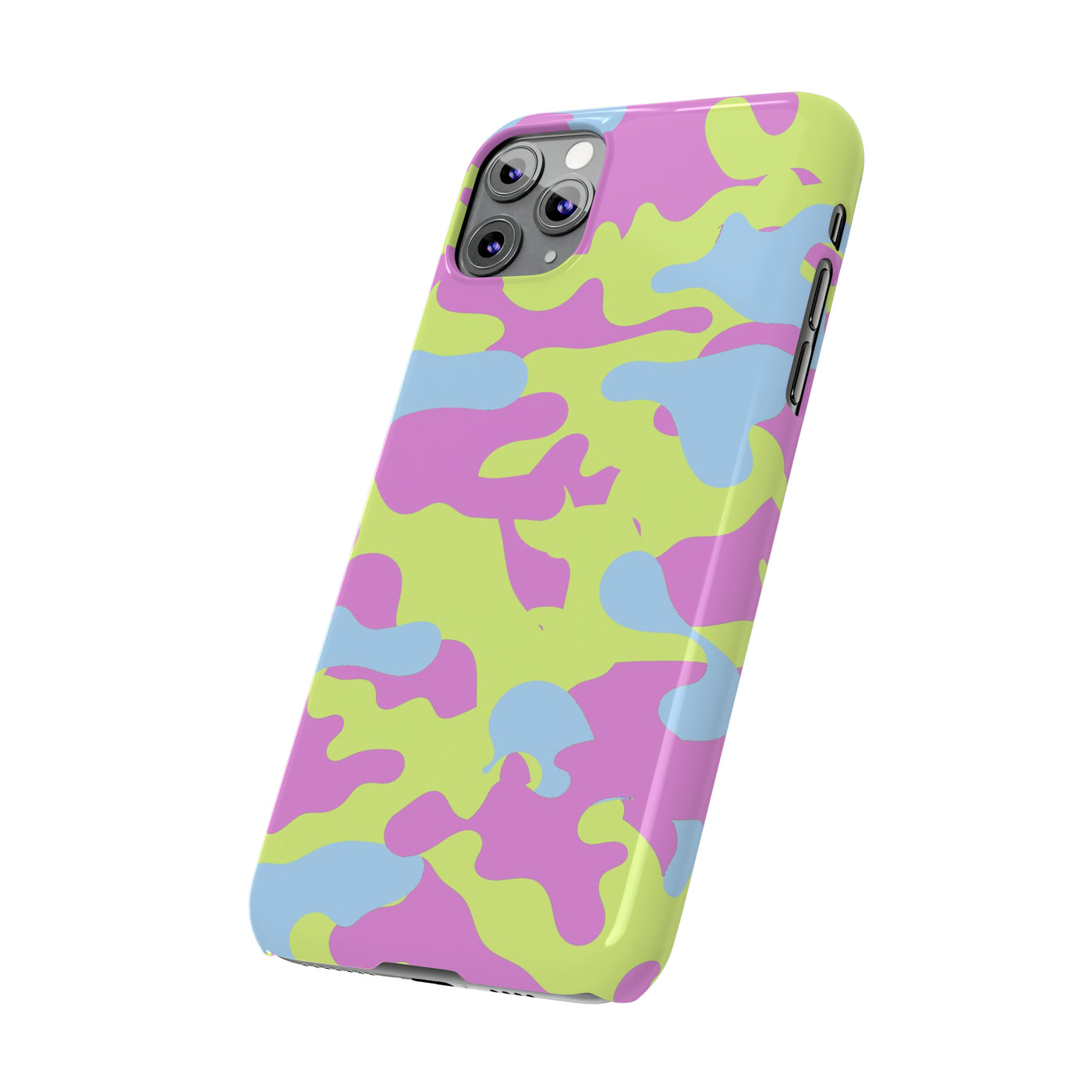 Slim Cute iPhone Cases - | iPhone 15 Case | iPhone 15 Pro Max Case, Iphone 14 Case, Iphone 14 Pro Max, Iphone 13, Spring Camouflage