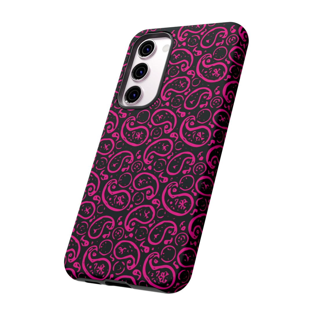 Samsung Galaxy Phone Case | Galaxy S23, S22, S21, S20 | Luxury Case Double Layered | Impact Resistant | Fashionable - Paisley 3 - Studio40ParkLane