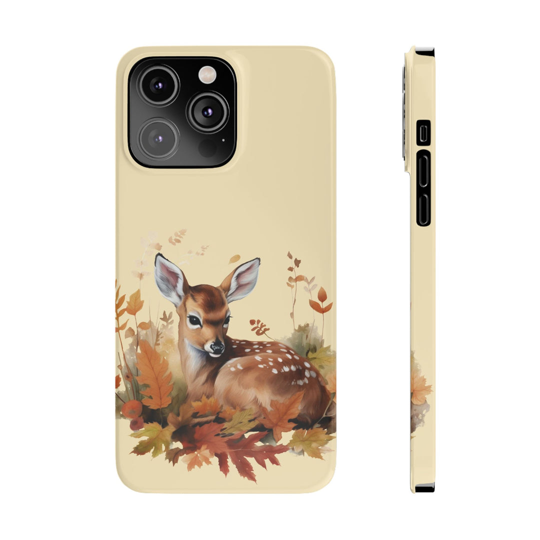 Slim Autumn Fall Deer Gift for Her Cute Phone Cases for Iphone 16 | iPhone 15 Case | iPhone 15 Pro Max Case, Iphone 14, Iphone 14 Pro Max, Iphone 13, Slim - Studio40ParkLane