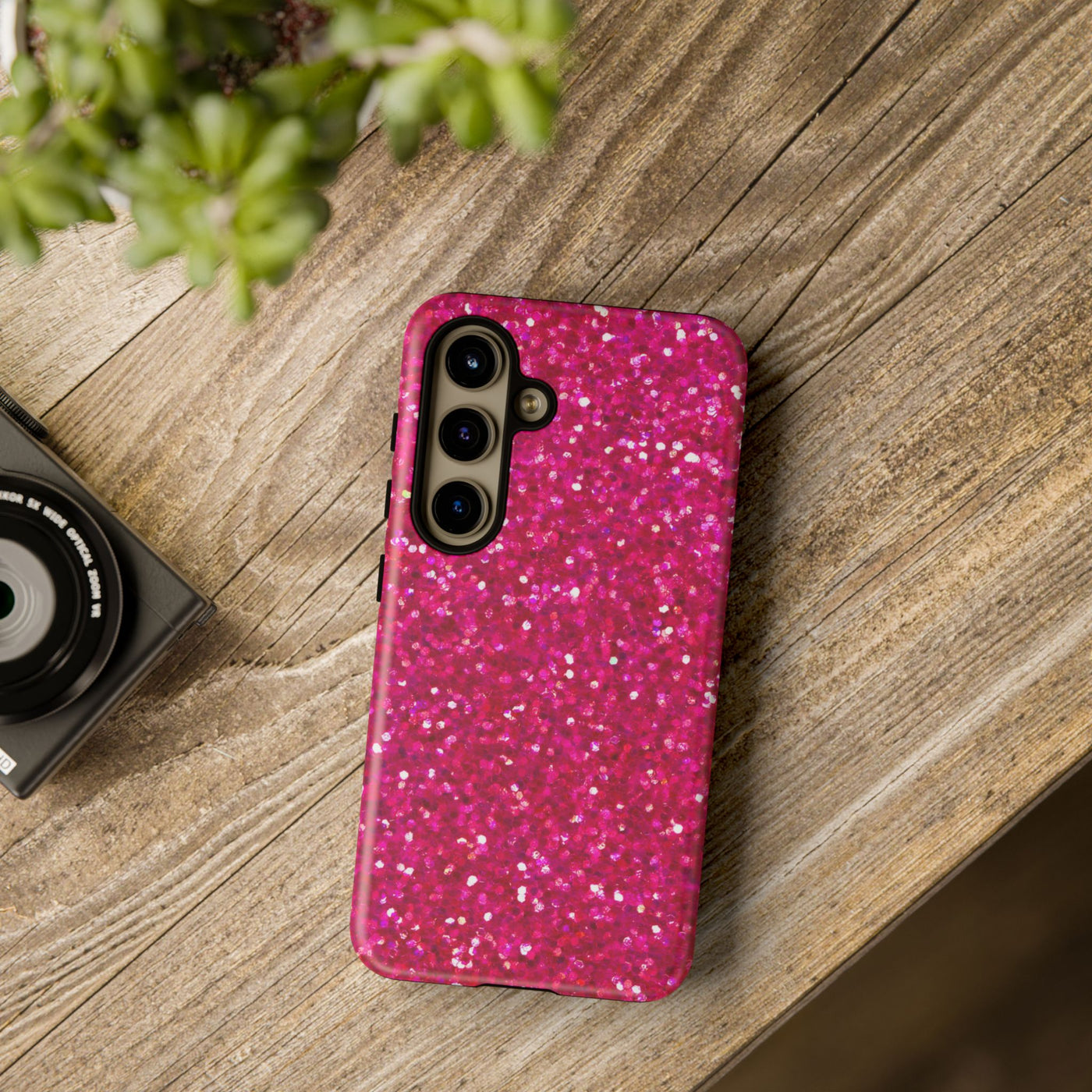 Pink Glitter Cute Phone Case, for IPhone 16 pro Max | Iphone 15, Iphone 14, IPhone 13 Case, 11 8 7, Samsung Galaxy S24, S23, S22, S21, 2 Layer Protection