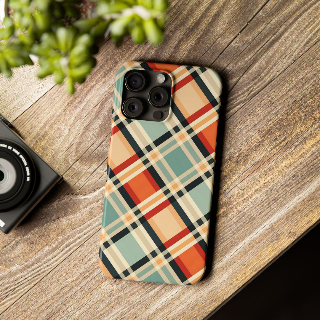 Slim Checkered Plaid Gift for Her Cute Phone Cases for Iphone 16 Pro Max | iPhone 15 Case | iPhone 15 Pro Max Case, Iphone 14, 13, 12, 11, 10, 8, 7 - Studio40ParkLane