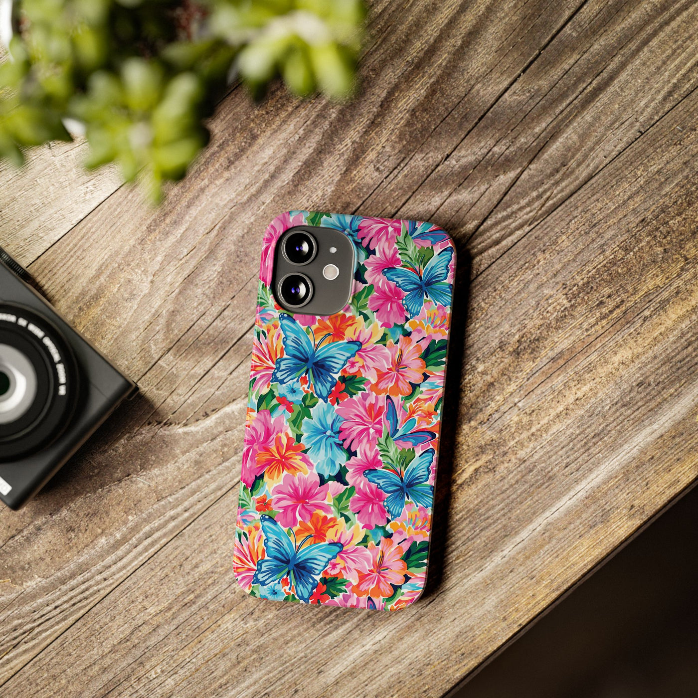 Slim Butterflies Flowers Gift for Her Cute Phone Cases for Iphone 16 Pro Max | iPhone 15 Case | iPhone 15 Pro Max Case, Iphone 14, 13, 12, 11, 10, 8, 7 - Studio40ParkLane