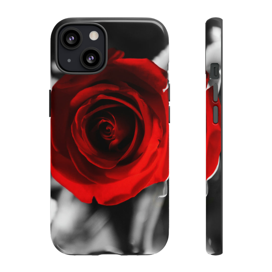 Cute IPhone Case | iPhone 15 Case | iPhone 15 Pro Max Case, Iphone 14 Case, Iphone 14 Pro Max Case IPhone Case for Art Lovers - Red Rose - Studio40ParkLane