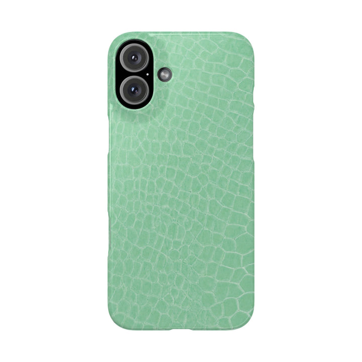 Slim Non Leather Mint Color Pattern Gift for Her Cute Phone Cases for Iphone 16 Pro Max | iPhone 15 Case | iPhone 15 Pro Max Case, Iphone 14, 13, 12, 11, 10, 8, 7 - Studio40ParkLane