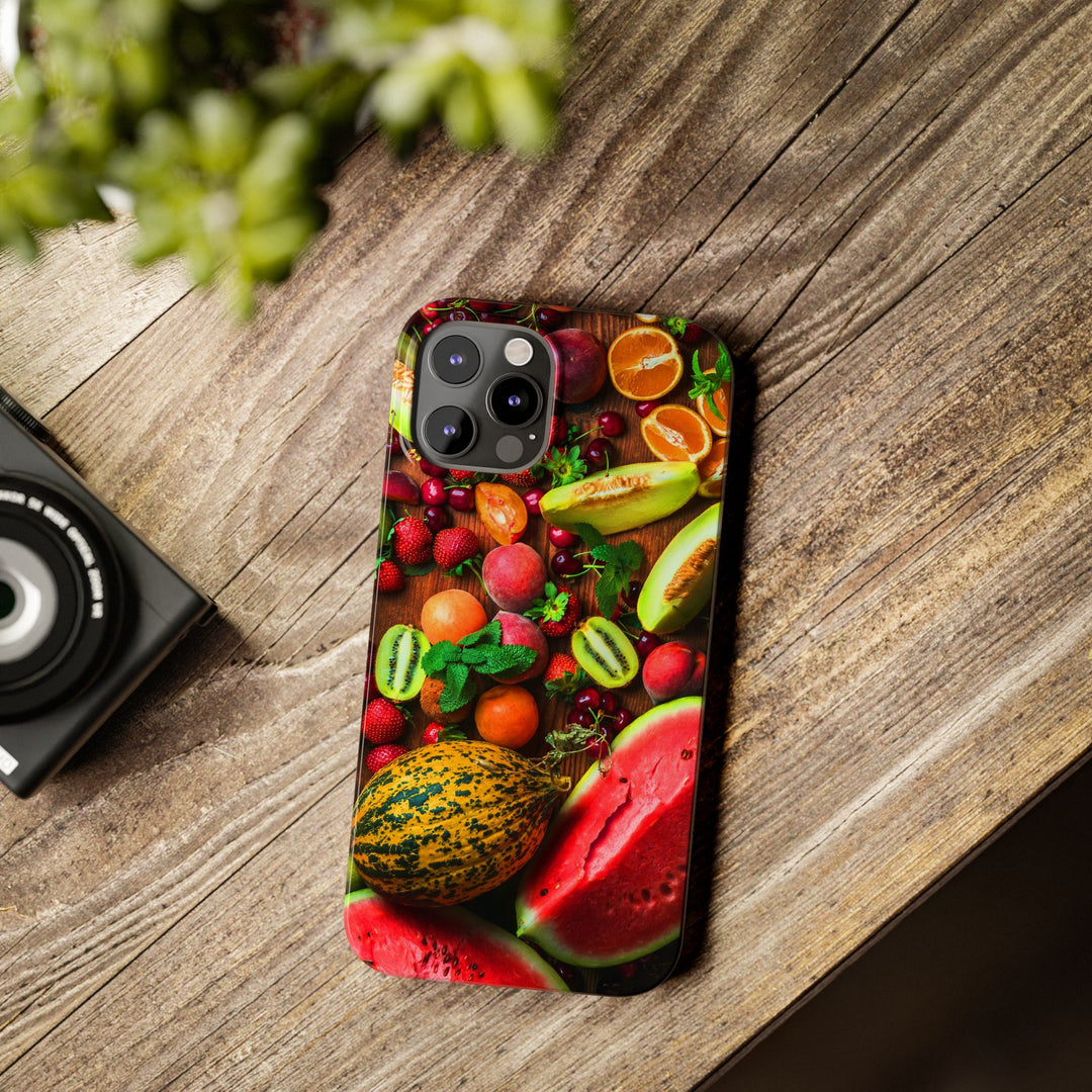 Slim Fall Fruit Collage Phone Cases for Iphone 16 | iPhone 15 Case | iPhone 15 Pro Max Case, Iphone 14, Iphone 14 Pro Max, Iphone 13, Slim Mom Dad Gift - Studio40ParkLane