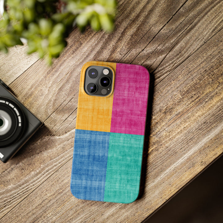 Slim Cute Phone Cases for Iphone | iPhone 15 Case | iPhone 15 Pro Max Case, Iphone 14, Iphone 14 Pro Max, Iphone 13, Abstract Color Blocks - Studio40ParkLane
