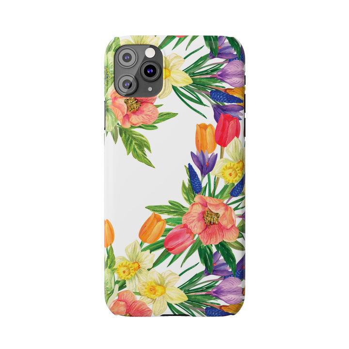 Slim Spring Flowers Gift for Her Cute Phone Cases for Iphone 16 Pro Max | iPhone 15 Case | iPhone 15 Pro Max Case, Iphone 14, 13, 12, 11, 10, 8, 7 - Studio40ParkLane