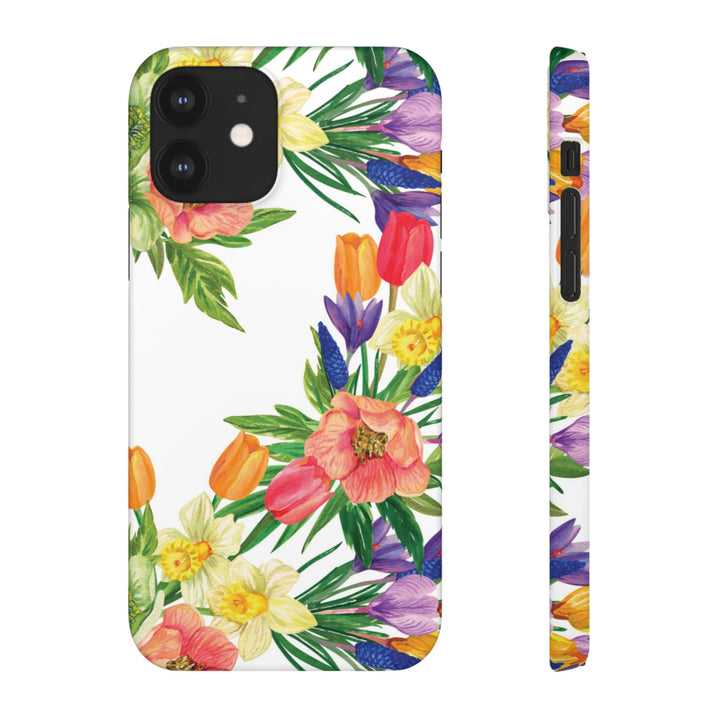 Sleek Snap Spring Summer Flowers Cute Phone Case for iPhone 16 15 14 13 12 11 X Xs Max Xr Pro Plus Samsung Galaxy S24 S23 S22 S21 S20 Ultra