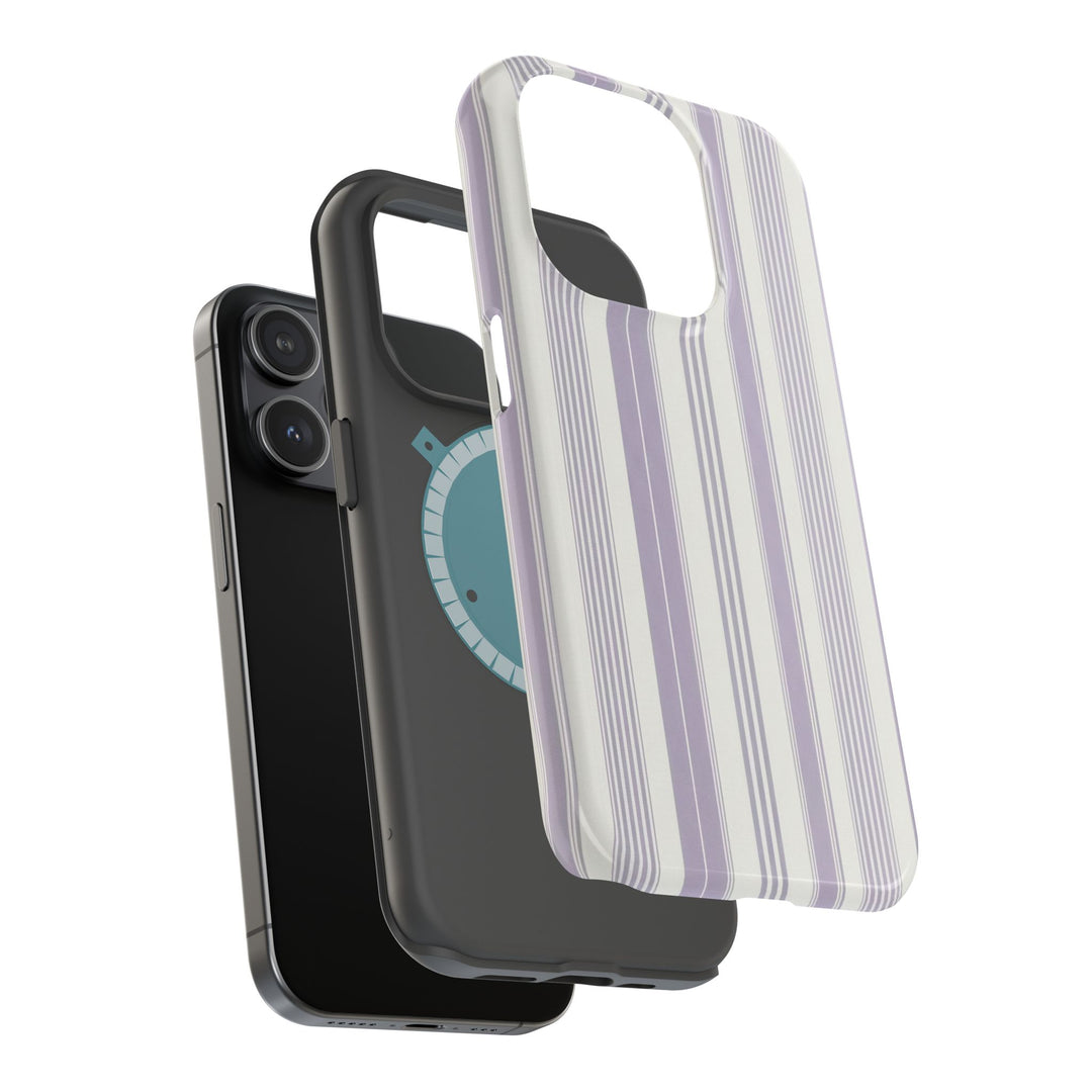 MagSafe Cute Phone Case, Coastal Striped Phone Case for iPhone 17 16 15 14 13 12 Pro Max, Samsung S25 S24 S23 Ultra case