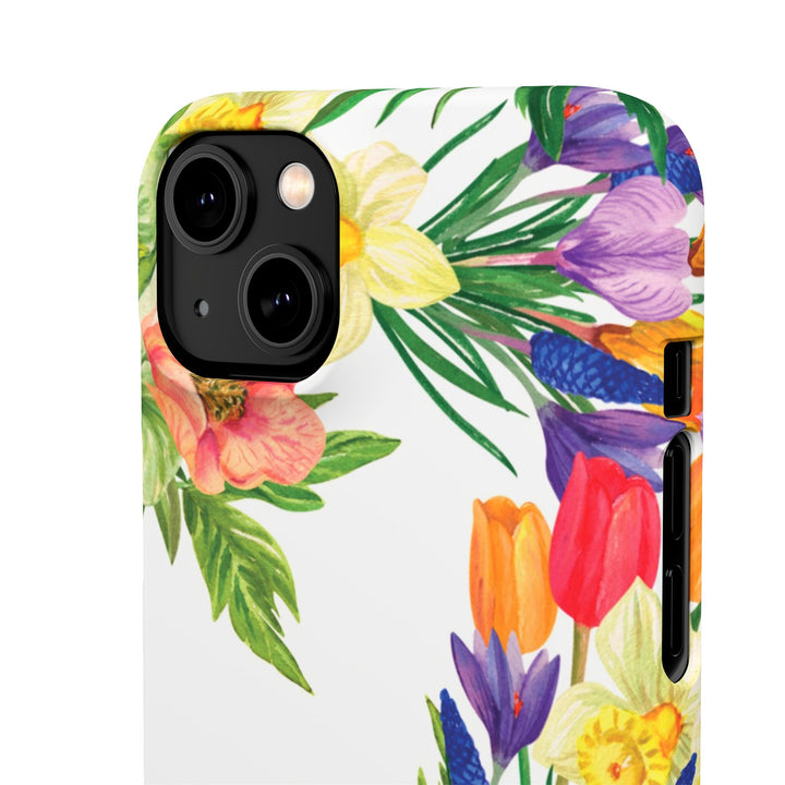 Sleek Snap Spring Summer Flowers Cute Phone Case for iPhone 16 15 14 13 12 11 X Xs Max Xr Pro Plus Samsung Galaxy S24 S23 S22 S21 S20 Ultra
