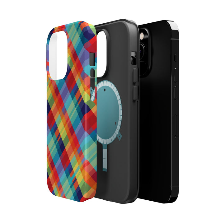 Checkered Plaid Magsafe Gift for Her Cute Phone Case for Iphone, | iPhone 16 | iPhone 15 Pro Max, Iphone 14 Pro Max, 13 12 11 10 9 8 7 - Studio40ParkLane