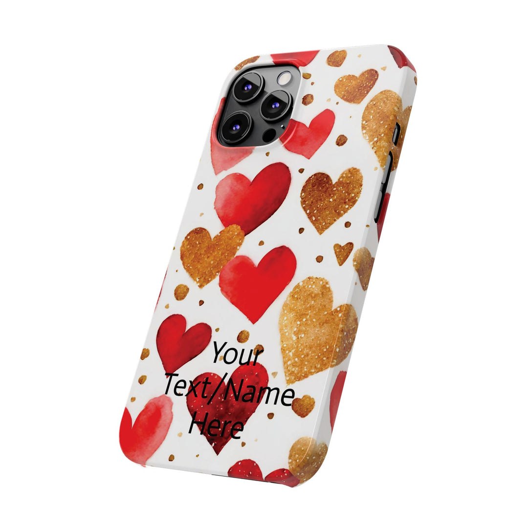 Slim Custom Personalized Valentine Love Gift for Her Cute Phone Cases for Iphone 16 Pro Max | iPhone 15 Case | iPhone 15 Pro Max Case, Iphone 14 - Studio40ParkLane