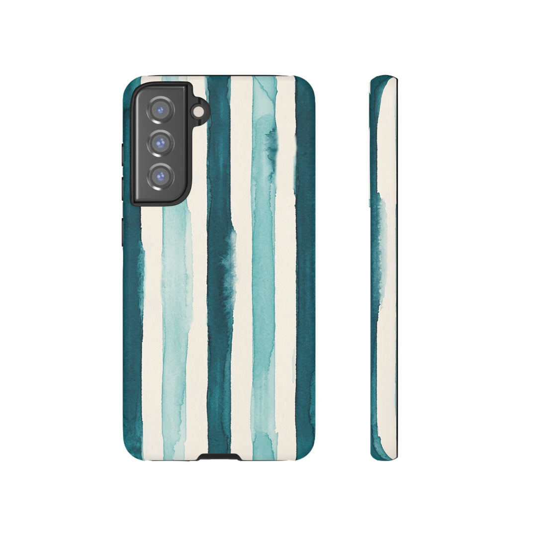Tough Cute Green Stripes Phone Case, for IPhone 17 Pro Max | Iphone 17 Air, Iphone 16, IPhone 15, 14 13 12, Samsung Galaxy S26, S25, S24, S23