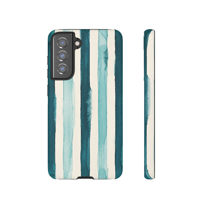 Tough Cute Green Stripes Phone Case, for IPhone 17 Pro Max | Iphone 17 Air, Iphone 16, IPhone 15, 14 13 12, Samsung Galaxy S26, S25, S24, S23