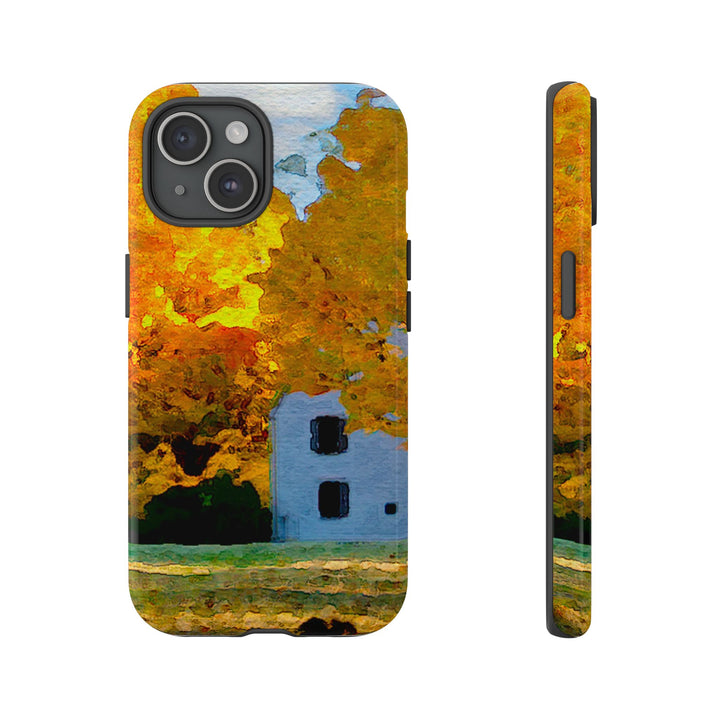 Impact Resistant, Fall Leaves Watercolor, Cute Phone Cases for Samsung S24, S23, S22, S21, IPhone 15 pro Iphone 14 pro Iphone 13 IPhone 12 Iphone 11 - Studio40ParkLane