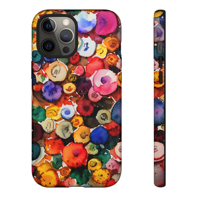 Impact Resistant, Fall Colors Buttons, Cute Phone Cases for Samsung S24, S23, S22, S21, IPhone 15 pro Iphone 14 pro Iphone 13 IPhone 12 Iphone 11